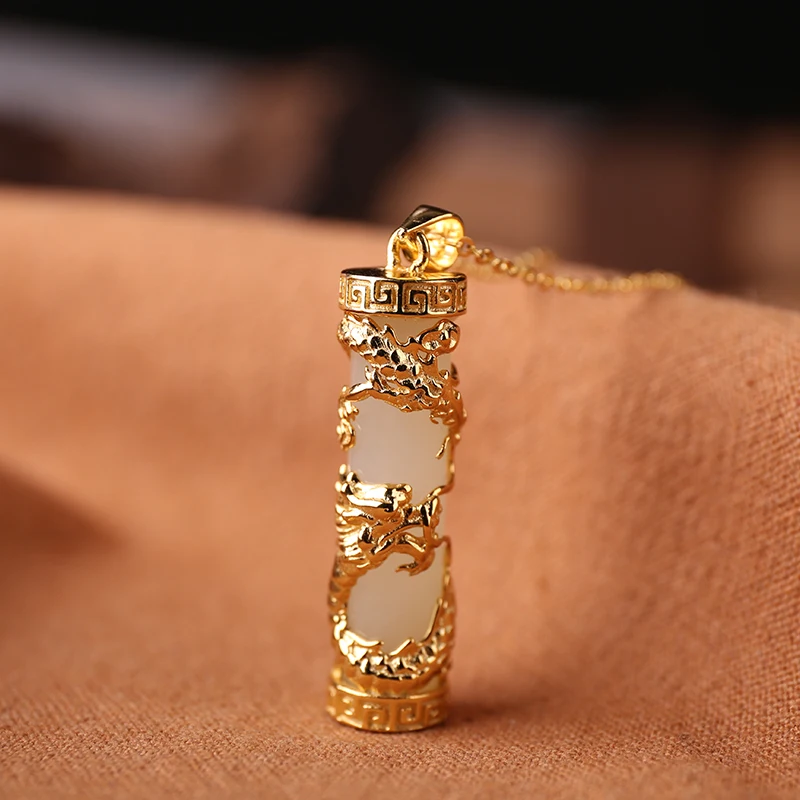 Дизайнерское ожерелье с подвеской из натурального золота 12 знаками Зодиака |