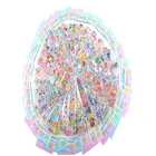 10 листов разных 3D милых наклеек s игрушки наклейки на стену забавная игрушка для детей для скрапбукинга телефон ноутбук подарки динозавр бабочка