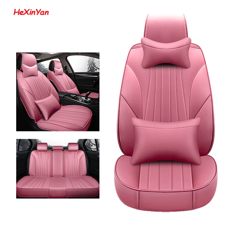 Кожаный универсальный чехол для автомобильных сидений HeXinYan Fiat all model 500 palio albea Bravo