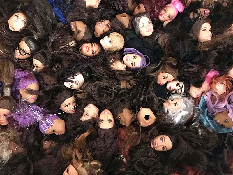 Оригинальные головы для кукол Барби 20 шт./лот 1/6 штук подарок на день рождения