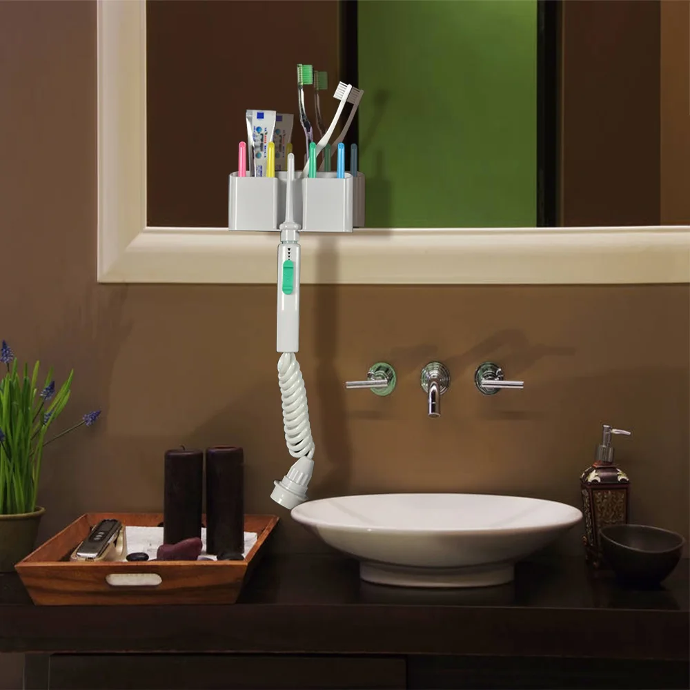 

6 Nozzles Faucet Dental Flosser Oral Water Irrigator Jet Floss Implement Irrigation Mouth Tooth Cleaning Cleaner Multi-jet Tips