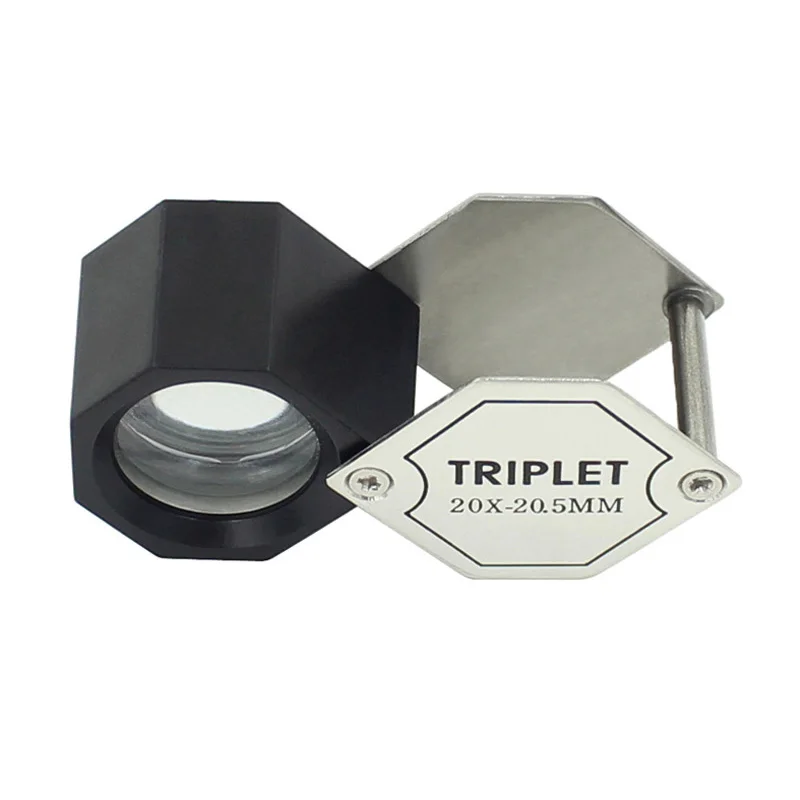 Портативные карманные ювелирные увеличители оптические стеклянные линзы