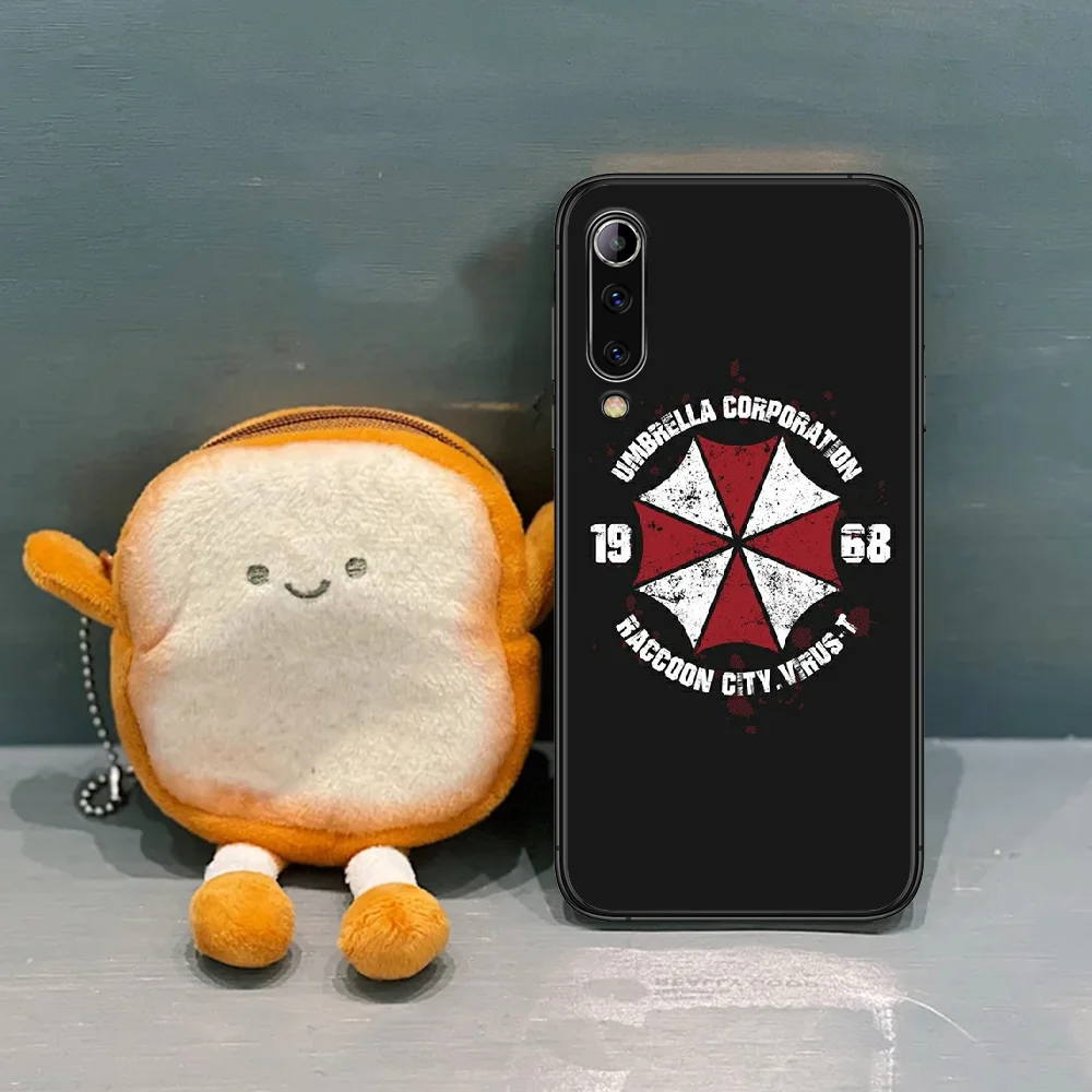 

RESIDENT Umbrella Corporation Phone Case Cover Hull For Xiaomi Mi 8 9 10 T note 10 Lite Pro 5G A pocox 2 3 black Etui Silicone