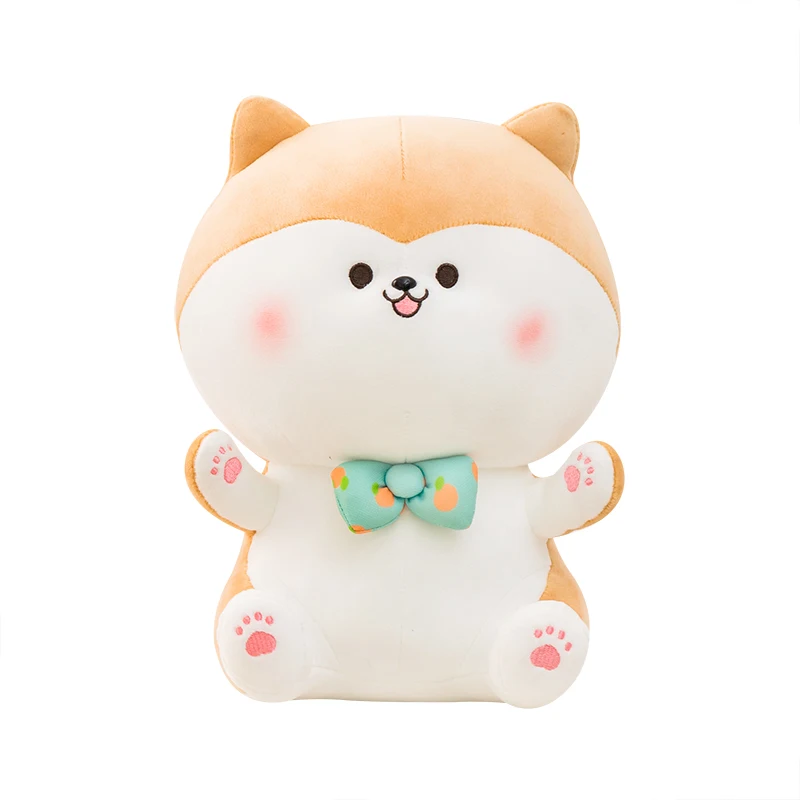

1pc 25/30/40cm Lovely Fat Shiba Inu Dog Plush Toys Stuffed Soft Kawaii Animal Cartoon Pillow Dolls Gift for Kids Baby Children