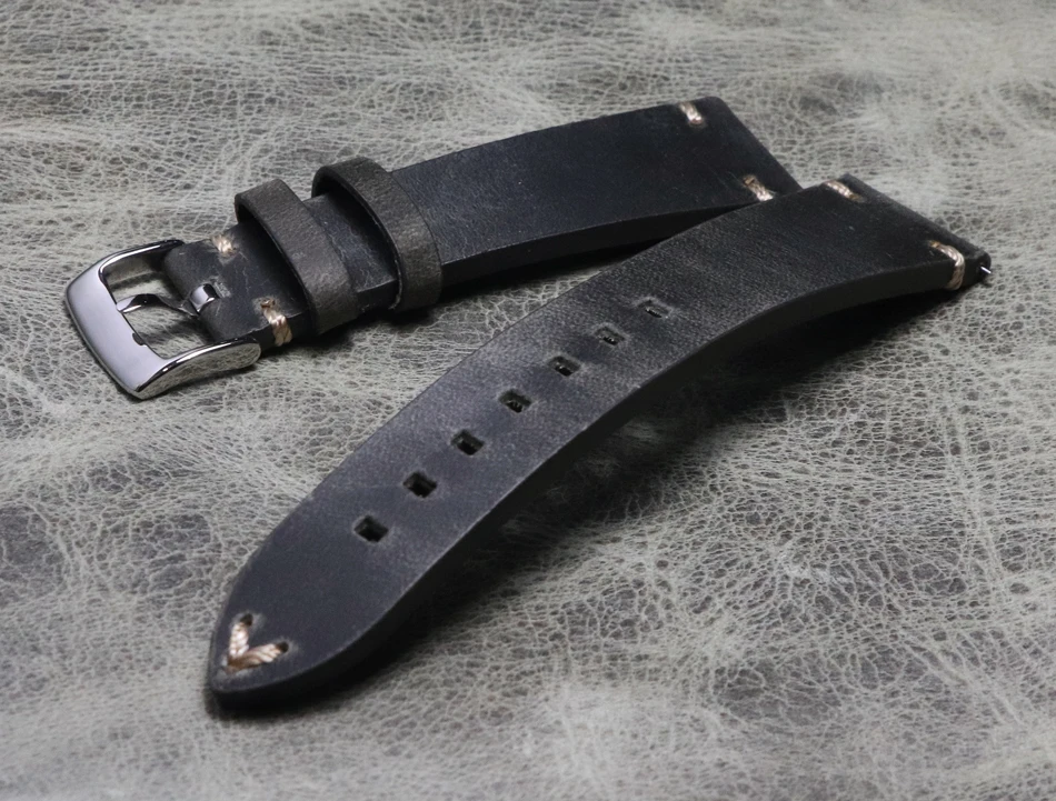 

Ремешок из натуральной телячьей кожи для наручных часов, браслет коричневого, серого, зеленого цвета для IWC Pilot Mark III IW327004 IW377714, 20 мм, 21 мм, 22 мм