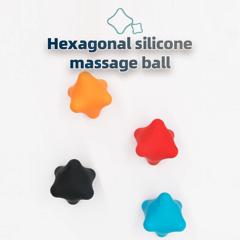 Резиновый шестигранный триггерный шар для расслабления мышц|Мячи фитнеса| |