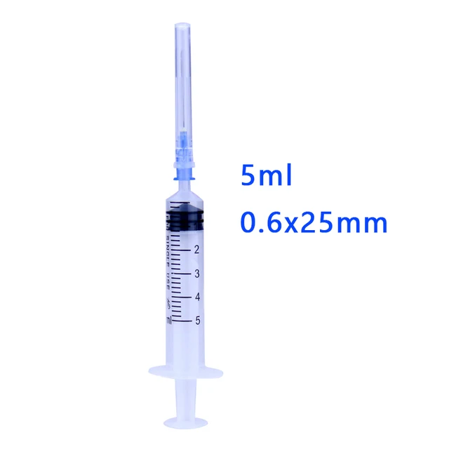 30pcs 5ml Disposable Plastic Veterinary Syringe With Needles For Pet Farm Animal Cat Dog Pig Cattle Sheep Horses 3