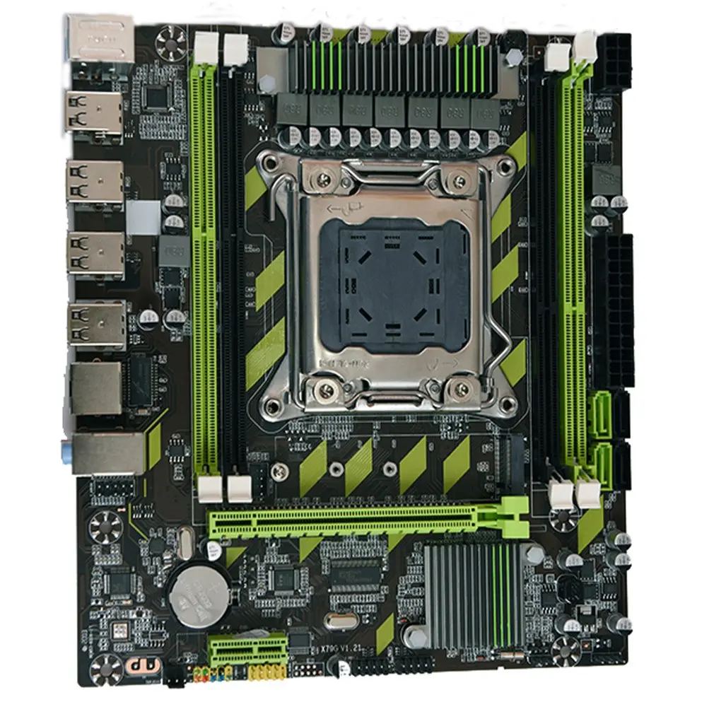 

X79G M.2 Motherboard LGA 2011 DDR3 Mainboard for In-tel Xeon E5 Core I7 CPU