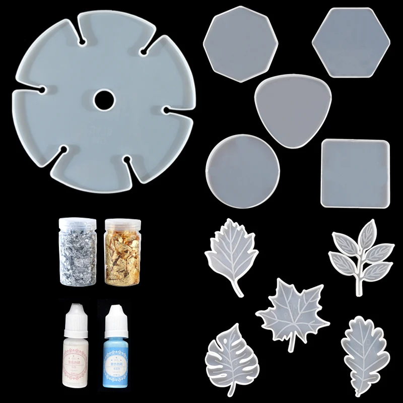 Стеклянный шкаф для вина лоток подставка силиконовая форма набор из смолы