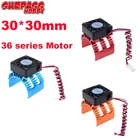 Двигатель SURPASSHOBBY, 30*30 мм, вентилятор охлаждения двигателя, радиатор 21000 обмин для 110 HSP радиоуправляемого автомобиля, модифицированный 540 550 3650 3660 3670 3674 серии
