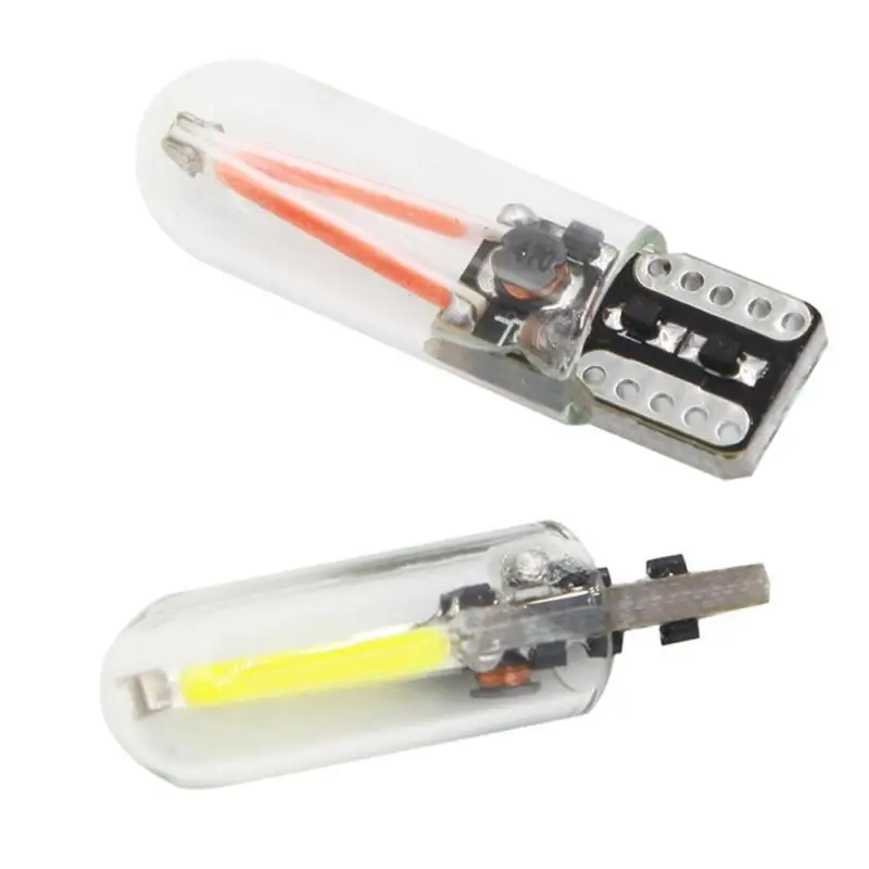 Светодиодная лампа W5W T10 для внутреннего освещения автомобиля SMD 194 2825 COB