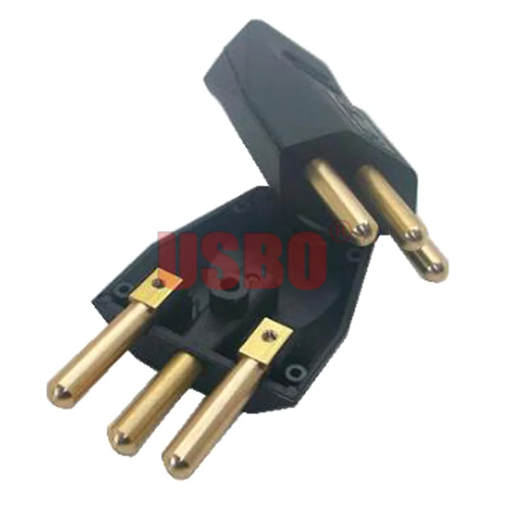 Универсальный черный белый 10A 250 В заземление ЕС Швейцарский 3 контактный сетевой