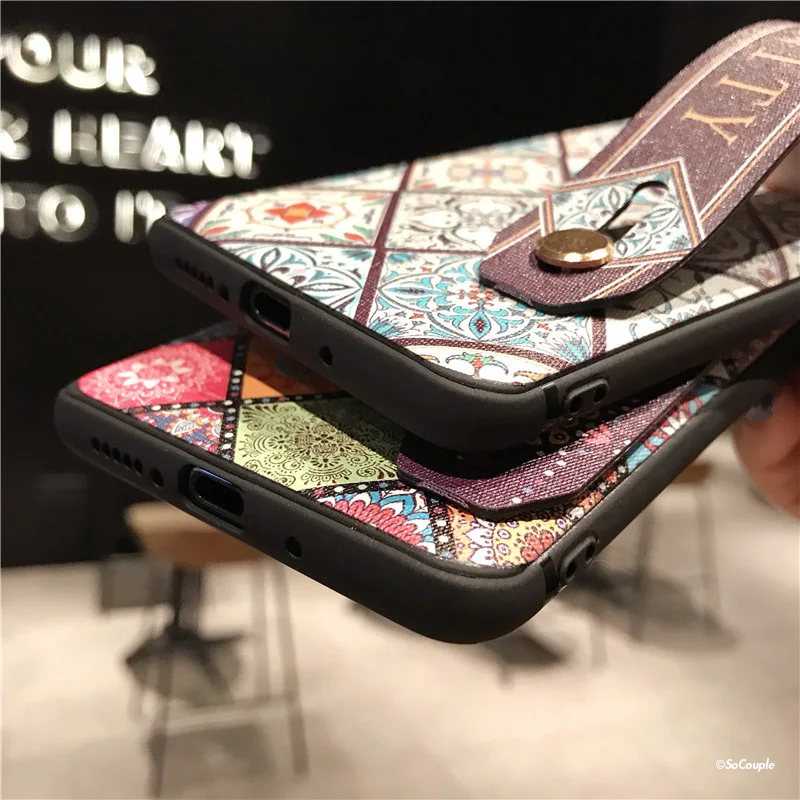 Ремешок на запястье Мягкий ТПУ чехол для телефона huawei P30 P20 Pro P10 plus mate 10 20 30 Nova 3i 5i