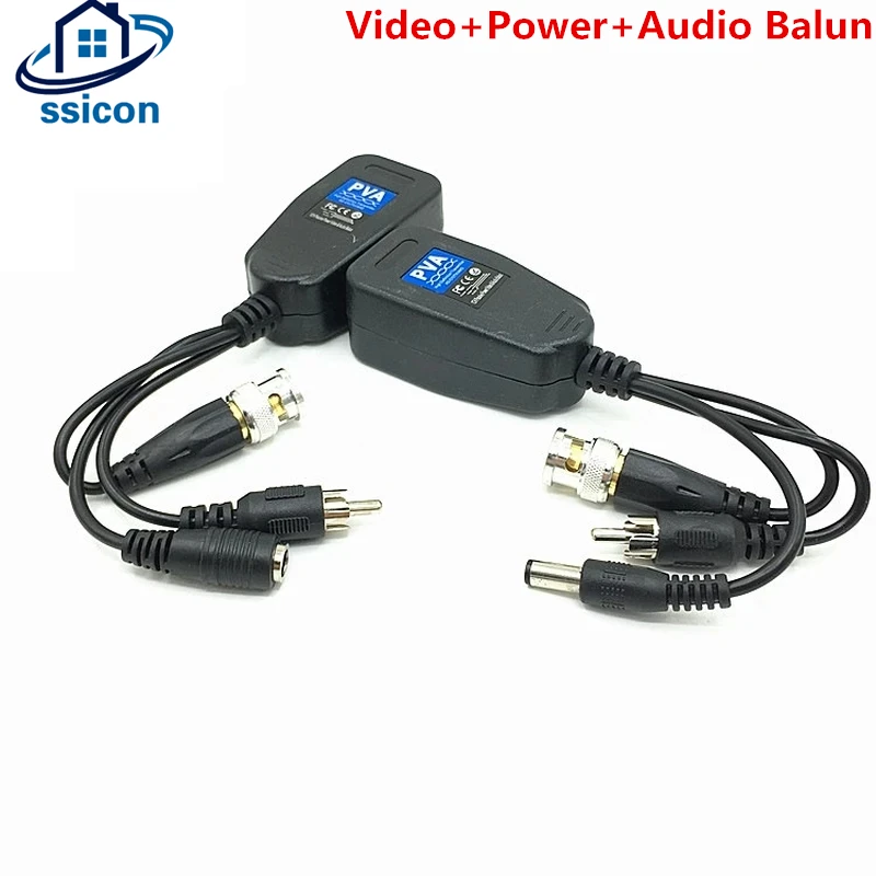 

8 Мп HD видео балун пассивное Питание Видео Аудио 3 в 1 4K витая пара BNC передатчик для AHD CVI TVI камеры безопасности