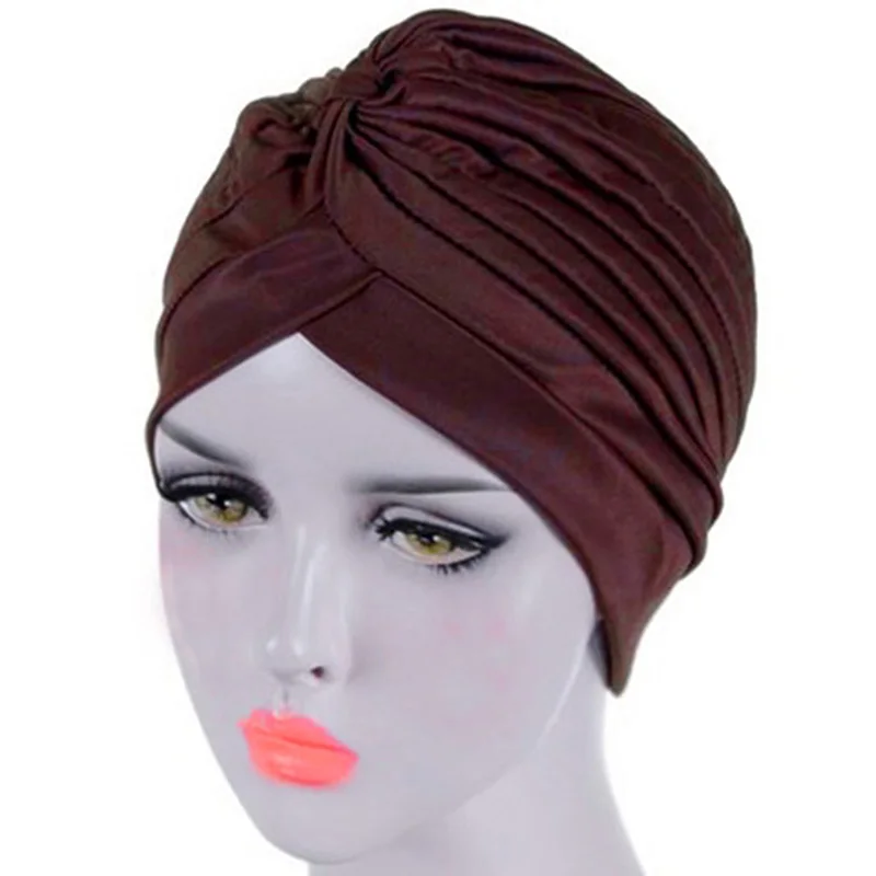 Бандана для женщин 2020 эластичный мусульманский тюрбан головной убор повязка на