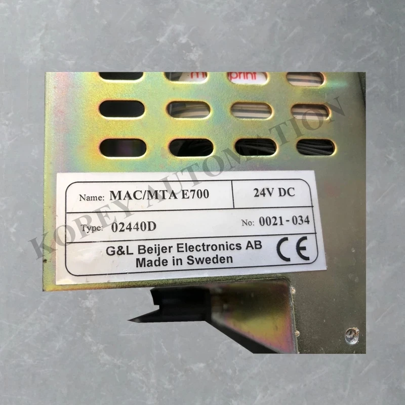 

Beijer E700 Man-machine Interface MTC/MTA E700 02440D