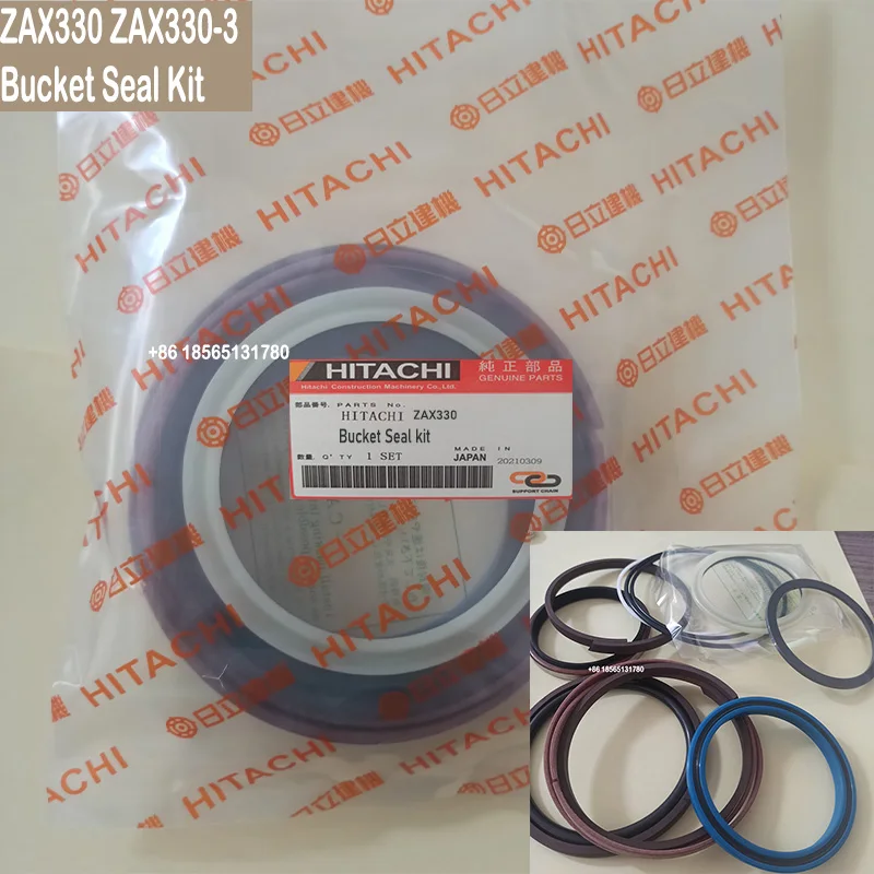 

High Quality Boom Cylinder Seal Kit 6HK1 Engine ZAX330 ZAX330-3for Hitachi Excavator Hydraulic Reapir Kit NOK SKF Brand New
