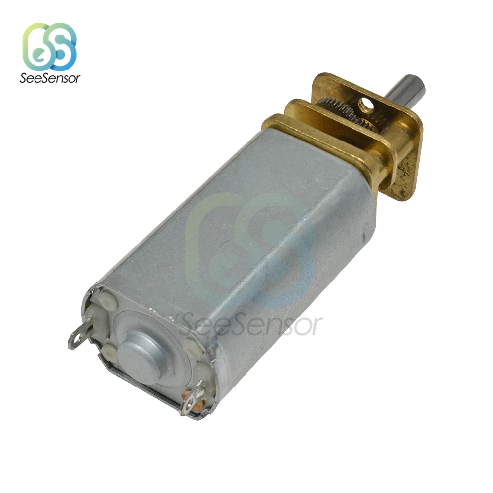 GA13-050 DC 12V Micro Speed Gear Motor Reduction With Metal Gearbox Wheel 10 30 60 100 150 200 300RPM | Обустройство дома