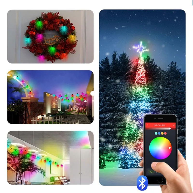 

Светодиодная гирлянда с 25/50 светодиодами, 5/10 м