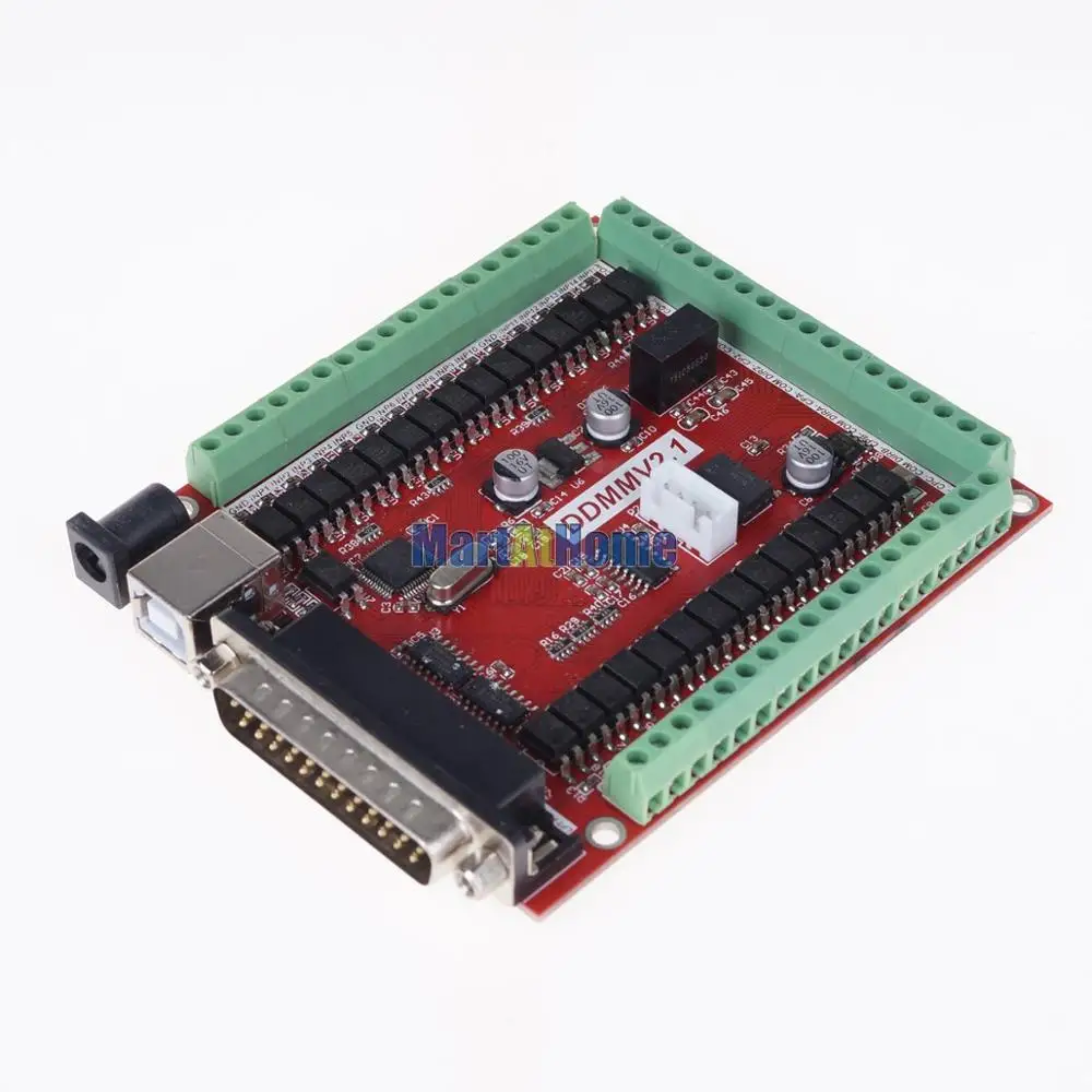 Argedo CNC 6 Axis USB LPT Mach3 Breakout Board Kit w/ручной блок управления для управления ling шаговый двигатель# SM706@ CF
