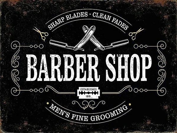 Острые лезвия для парикмахерской модное искусство стен | Дом и сад