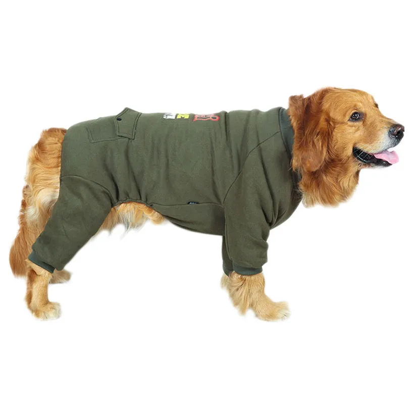 Dog coat winter With pocket Jacket Christmas Clothing Hoodies For Medium large Dogs Outfit Pet Clothes for Pajamas PJS Coat | Дом и сад