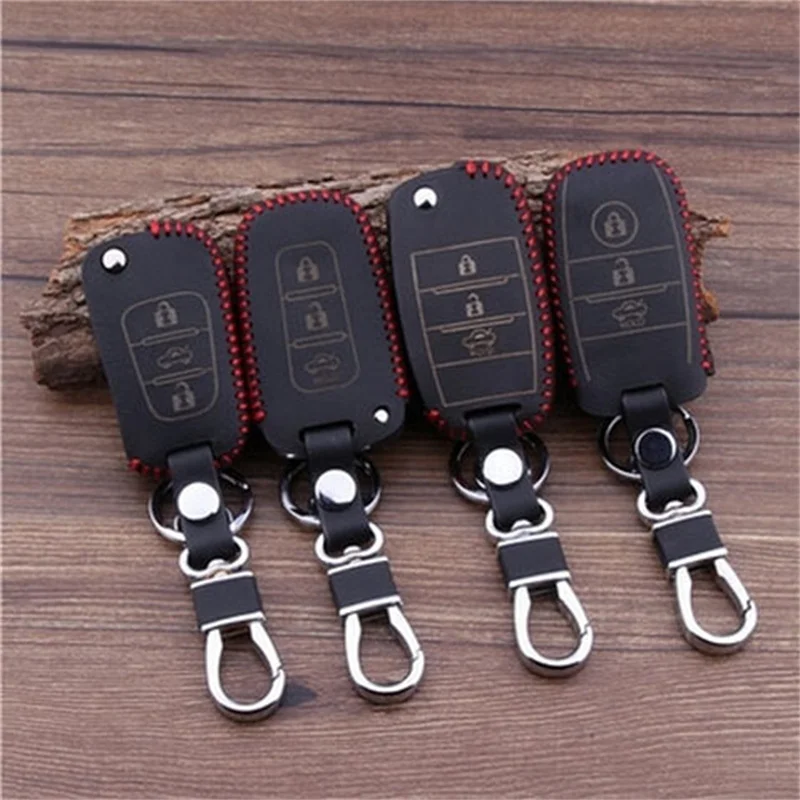 

Car Styling Leather Key Cover For Rio K2 Cerato Optima K3 K5 Sportage Sorento Soul / Hyundai i20 i30 i35 iX20 ix25 Solaris Verna