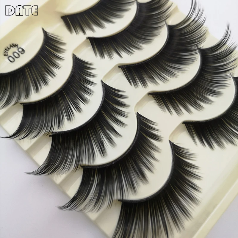 

Искусственные ресницы, 5 пар, комиксные кудрявые ресницы, женские густые длинные ресницы для выступления, натуральный пушистый удлинитель, ...