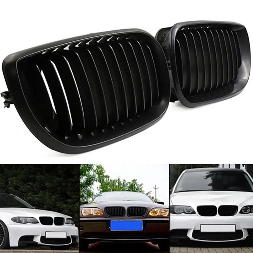 

2 шт., передняя решетка для автомобиля 02-05 BMW E46 318i 320i 325i 328i 330i