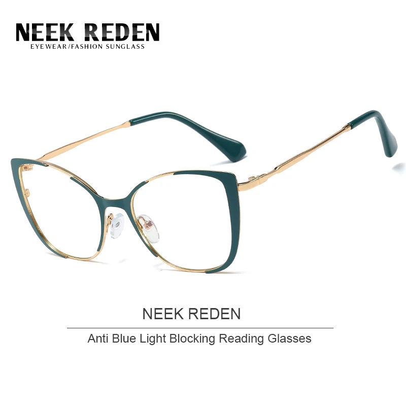

Cat Eye Anti Blue Light Blocking Reading Glasses Women Eyeglasses Frame Resin Aspheric Glasses Lenses +0.5 +1.75 +2.0 +2.75 +4.0