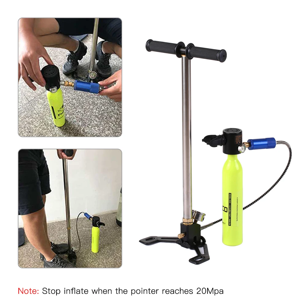 Запасной ручной насос для подводного плавания объемом 0 5 л кислородный Воздушный