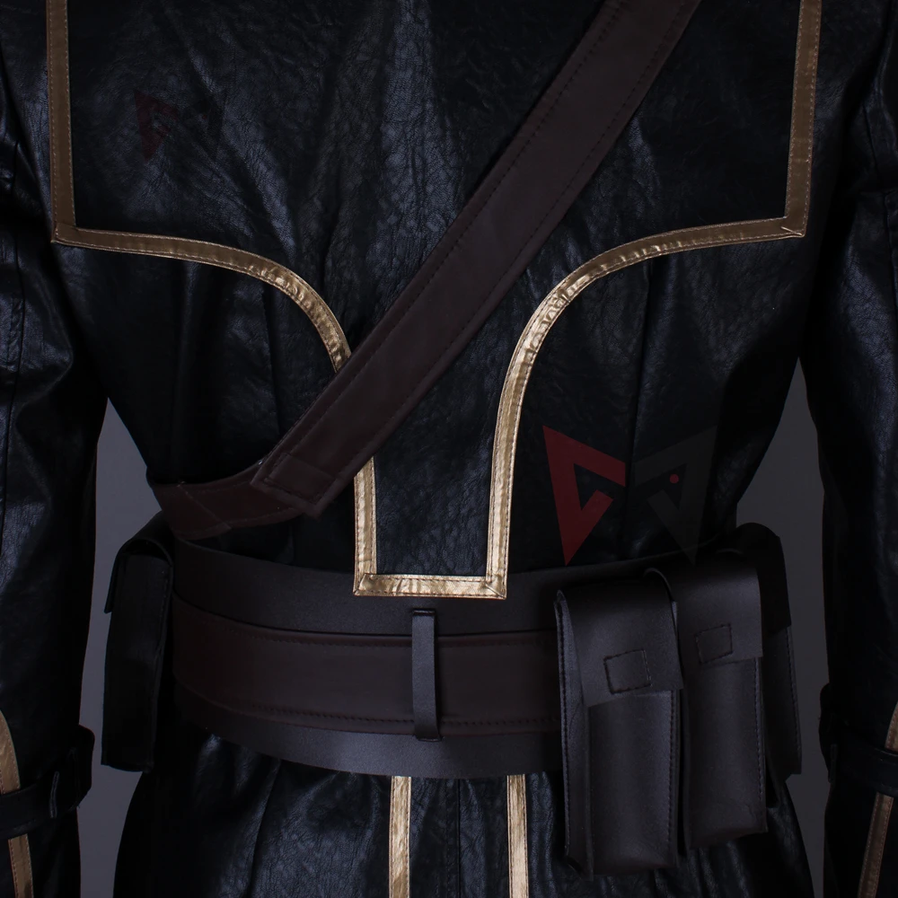 MMGG Новинка Dishonored Косплей Корво костюм кожаное пальто брюки Хэллоуин игровой набор аниме индивидуальный размер для мужчин