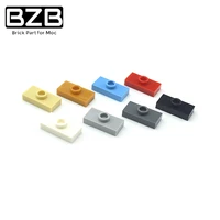bzb moc 15573 1x2 two turn one board no slender building blocks technical brick parts kids diy educational game toys best gifts