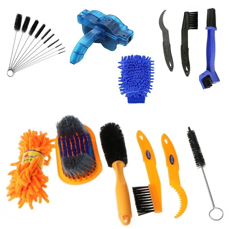 

Multi-tools Bike Chain Cleaning Brush Kit Bicycle Maintenance Washing Tool