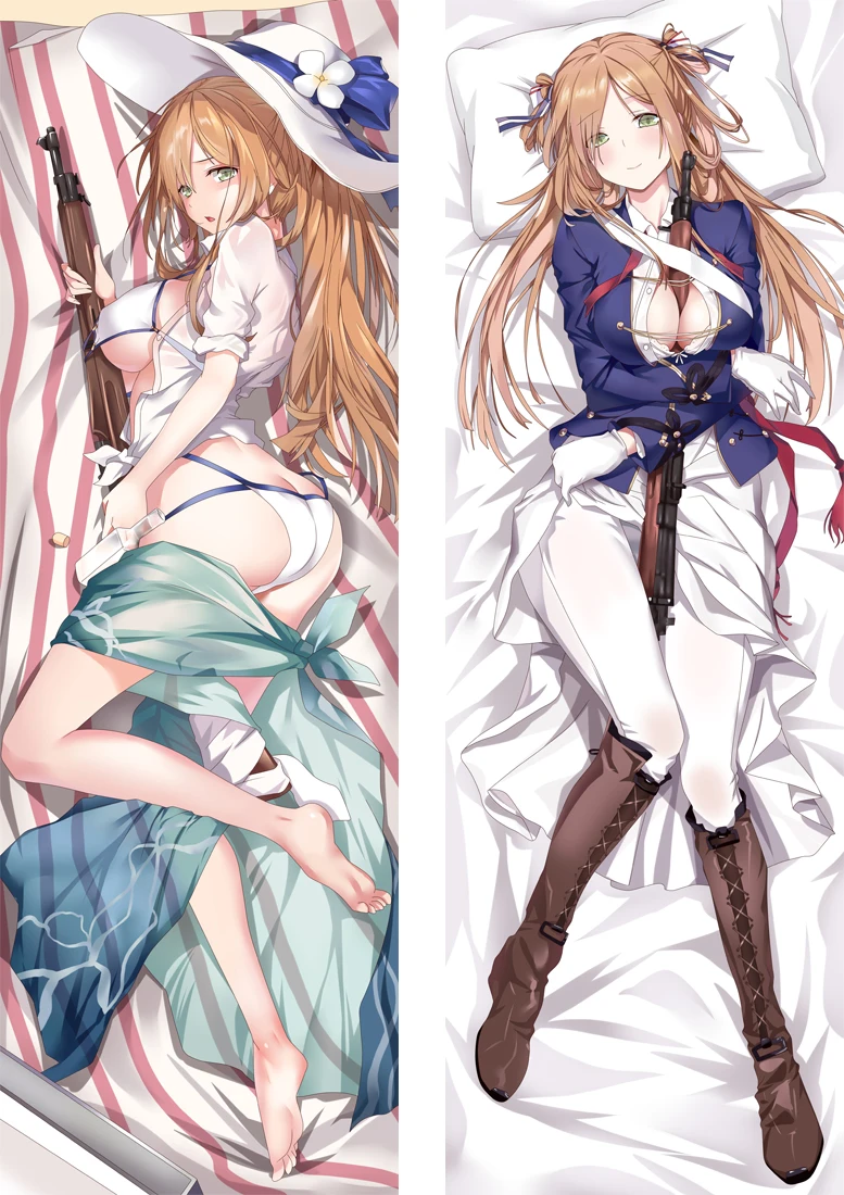 

Anime Girls' Frontline pringfield M1903 Sexy Girl Pillow Cover Hugging Body Pillowcase Otaku Dakimakura Throw Pillow Case cover