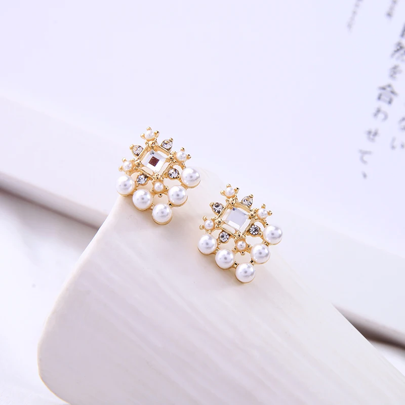 Распродажа индийские ювелирные изделия жемчуг Висячие серьги Золотой Цвет