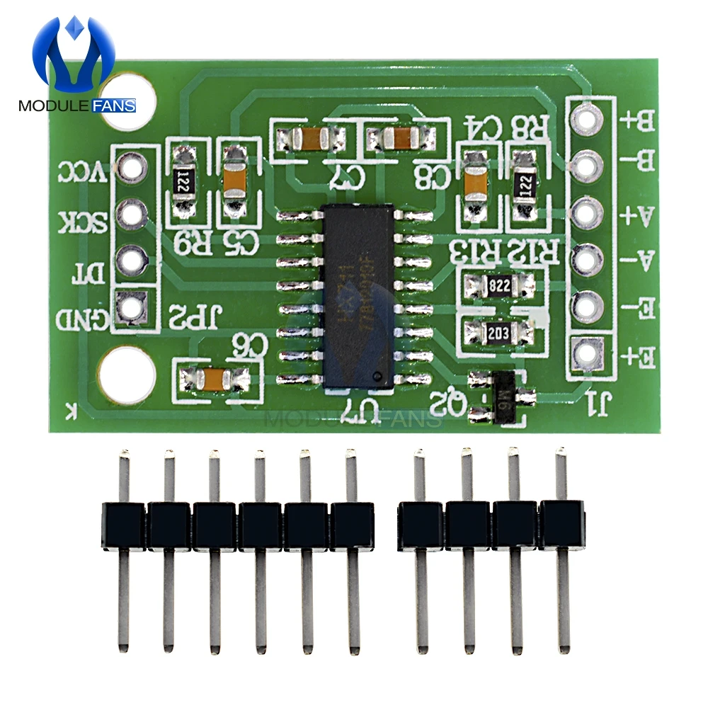 2 шт. двухканальный цифровой датчик давления HX711 24 бит | Электронные компоненты и