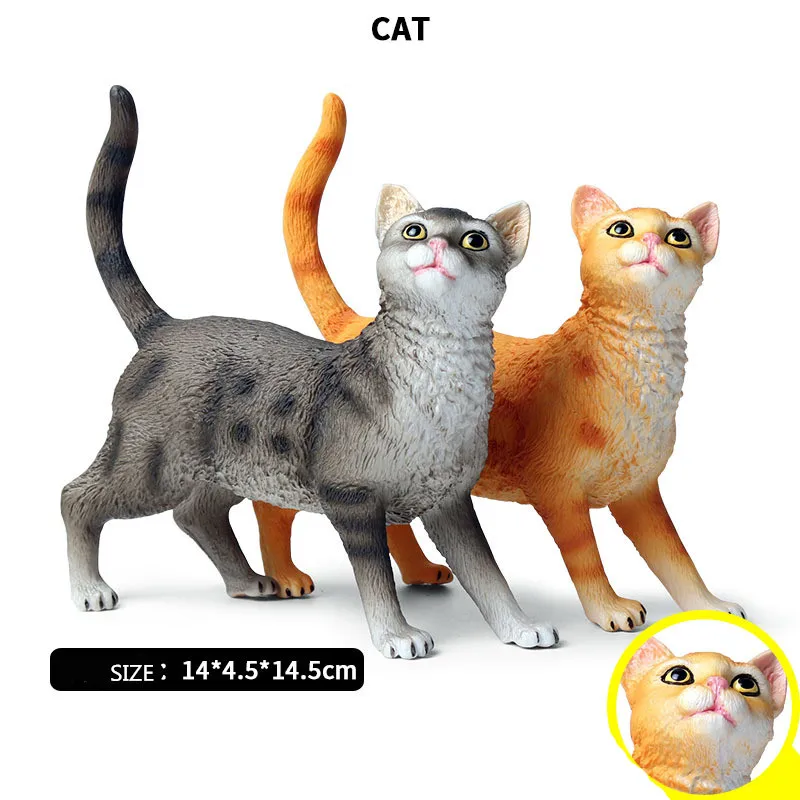

5.7" Simulation Cute House Pet Persian Cat Photography Props Christmas Gift Ornaments Action Figure Model Toy 14 CM J48
