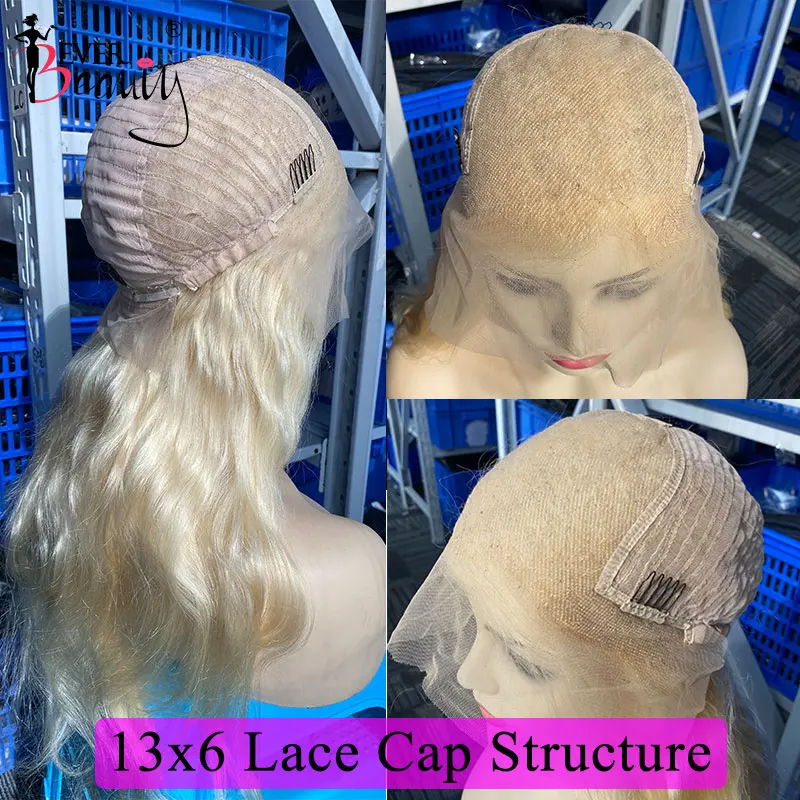 613 светлый 360 натуральный парик со шнуровкой спереди предварительно выщипанные