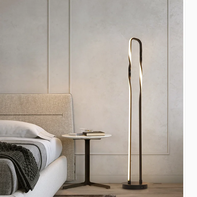 Современная креативная напольная Светодиодная лампа в скандинавском стиле с