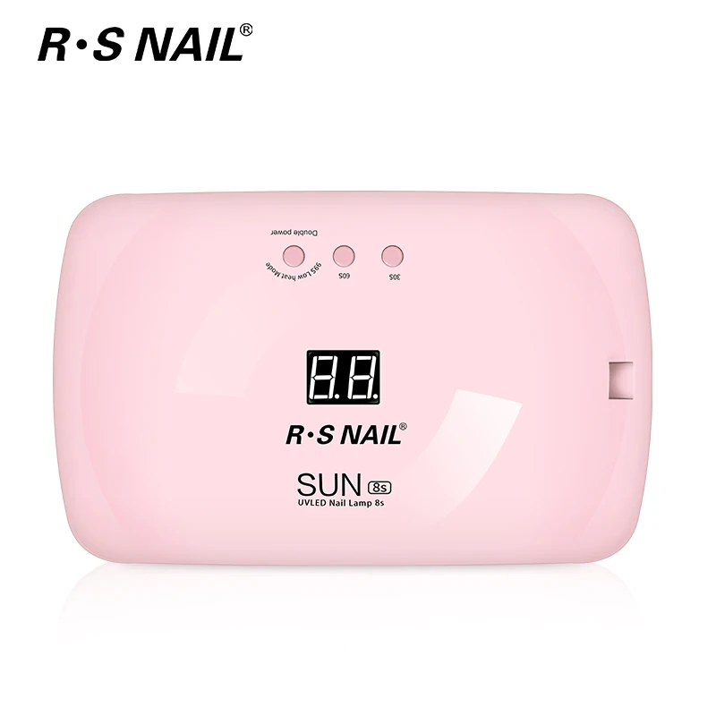 RS УФ-светодиодная лампа для сушки ногтей Гель-лак DIY Маникюрный Инструмент 48 Вт
