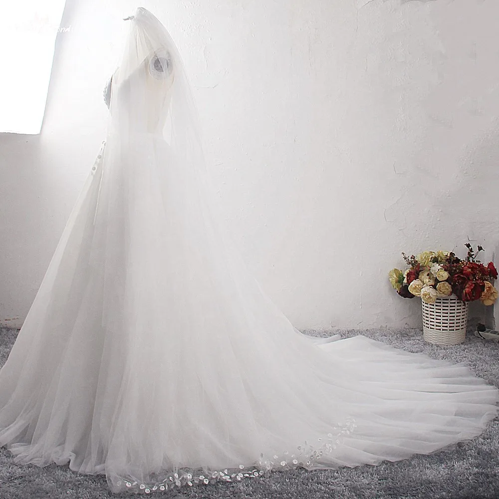 LZ400 Блестящий Жемчуг маленькие цветы свадебное платье v-образным вырезом без