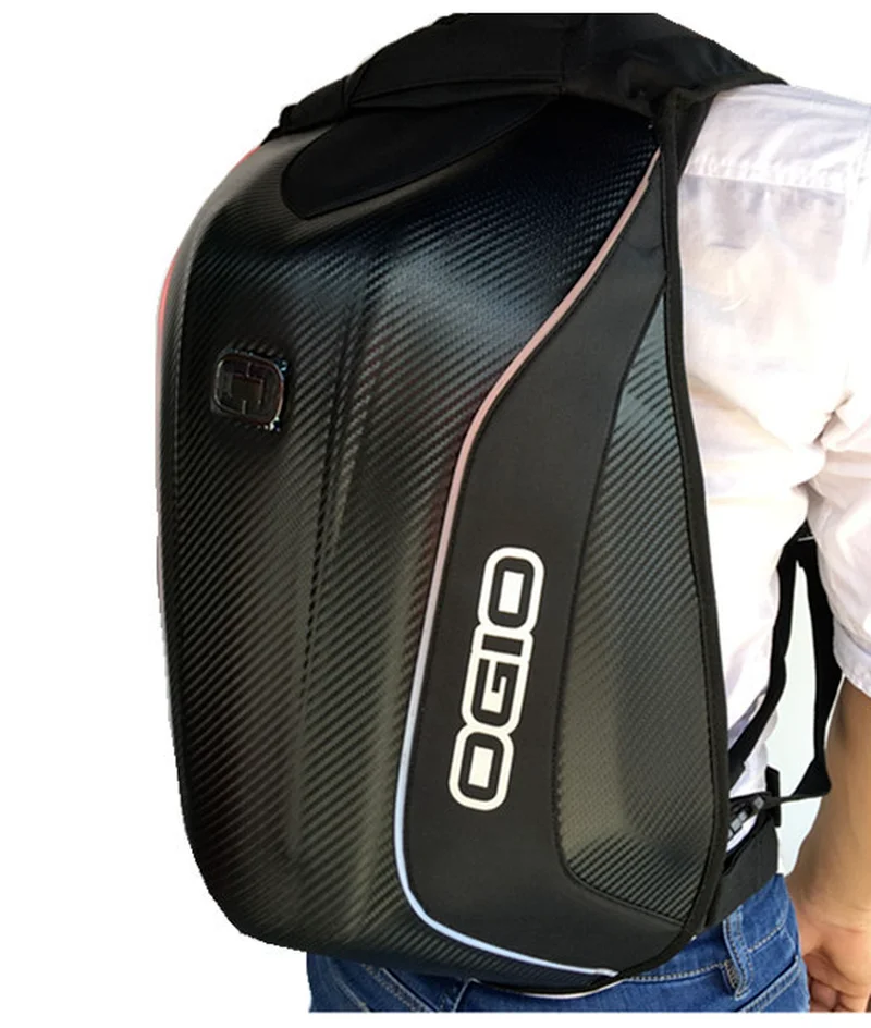 

2021 new OGIO Mach 5 carbon fiber fashion Powerful storage travel helmet Motorcycle motocross riding racing bag backpack
