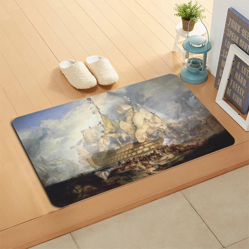 

Custom Art Door Mat Hallway Balcony Kitchen Mats Anti-slip Rug Living Room Bathroom Carpet Doormats Bath