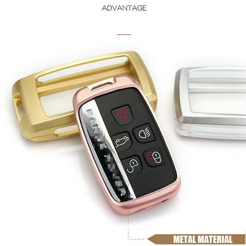 Высококачественный металлический чехол для автомобильного ключа брелок Чехол
