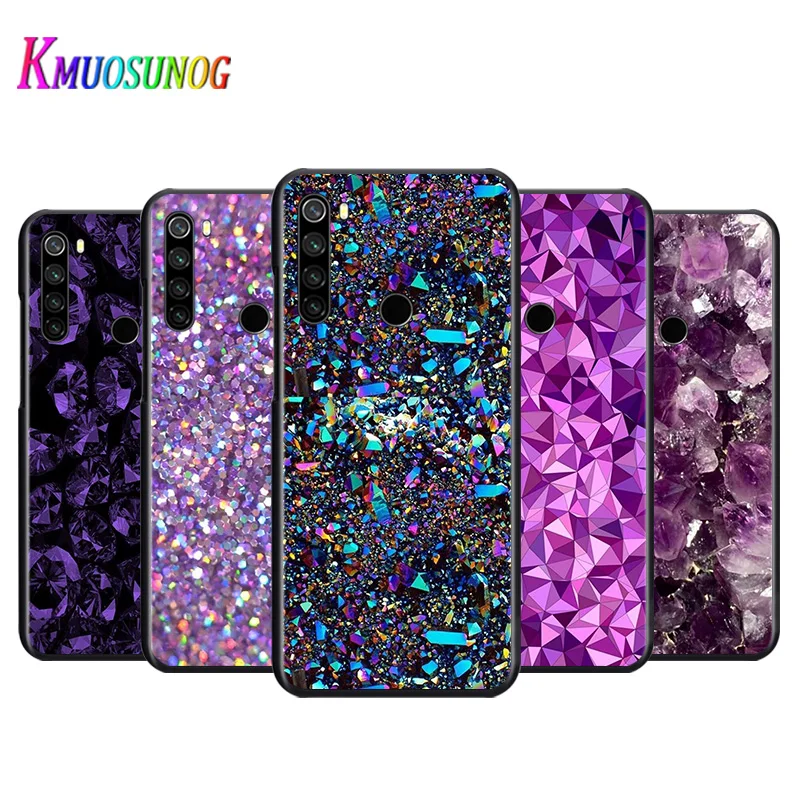 

Bright Black Cover Crystal Diamond For Xiaomi Redmi Note 9 9S Max 8T 8 7 6 5 Pro 5A 4X 4 Soft Phone Case