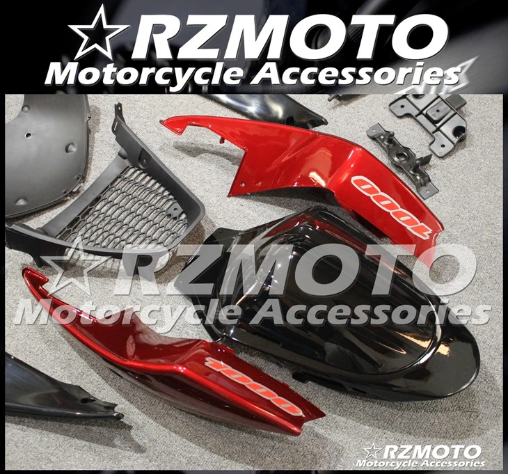 

4 Gifts New ABS Motorcycle Fairing Kit Fit for Suzuki GSX-R1000 2005 2006 GSXR1000 05 06 Bodywork set Custom Cool Black Red