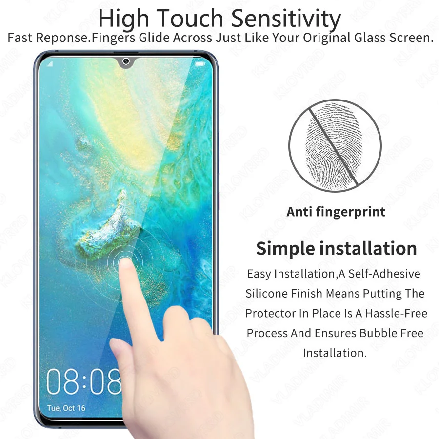 3 Pcs 2.5D 9H Tempered Glass For Huawei Mate 20X 20 Lite Enjoy 7S P Smart Plus Y6 Y7 Pro 2019 Screen Protector Film | Мобильные