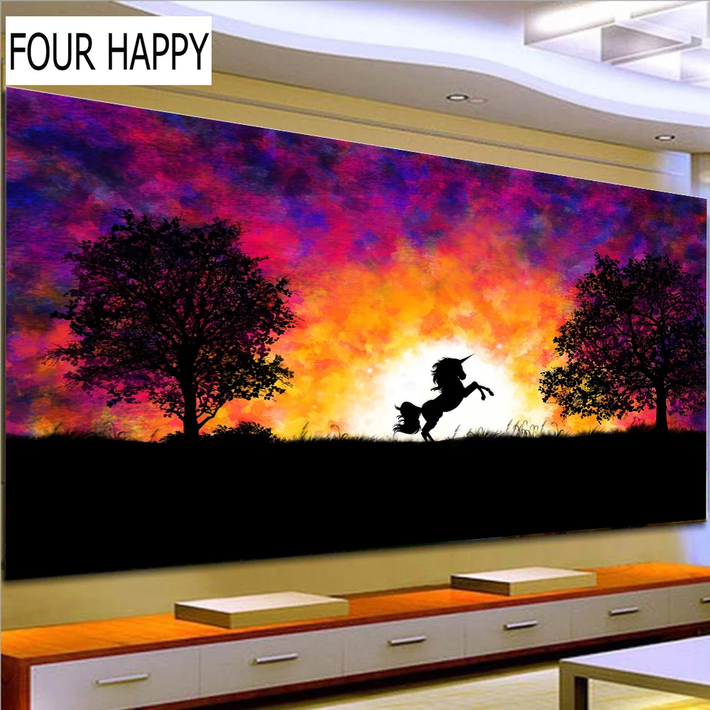 Мода 5D алмаз DIY стена вешается на стену Полный Стразы для вышивки крестом