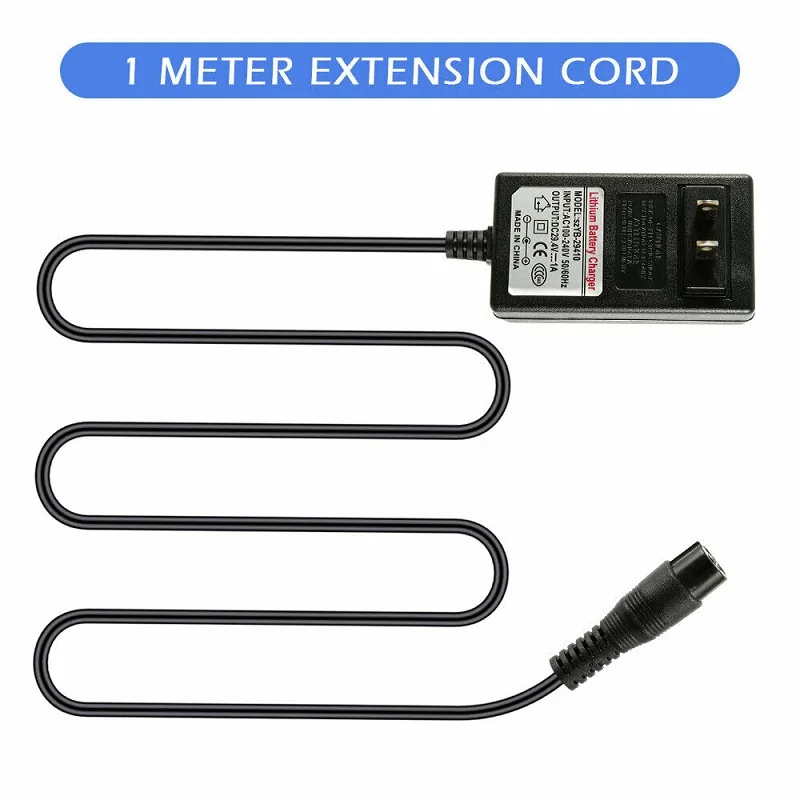 Новинка зарядное устройство для аккумулятора 24 В 1 А адаптер питания бритвы E100 E125